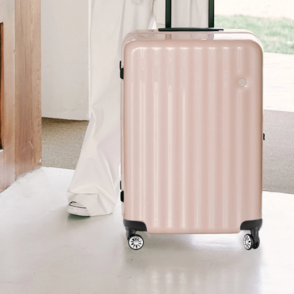 

4Pcs New Universal Wheels for Luggage Accessories Replacement Casters Suitable for Suitcases and Trolley Cases