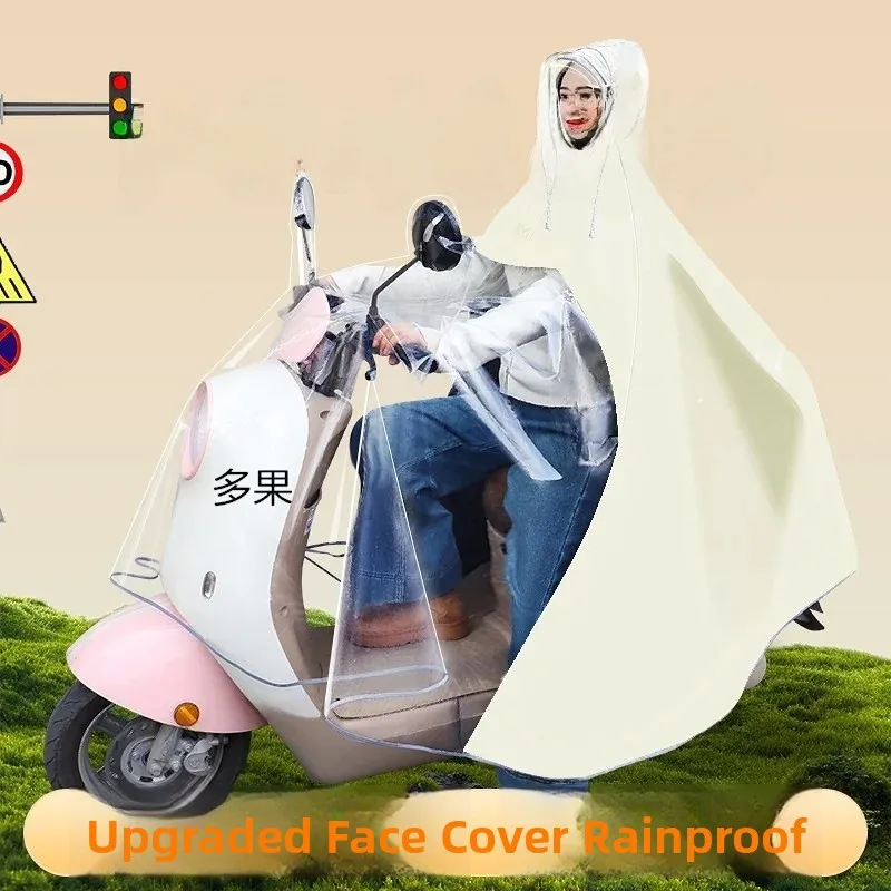 adult-thickened-waterproof-vehicle-raincoat-full-body-cycling-special-use-single-double-rider-external-wear-raincoat