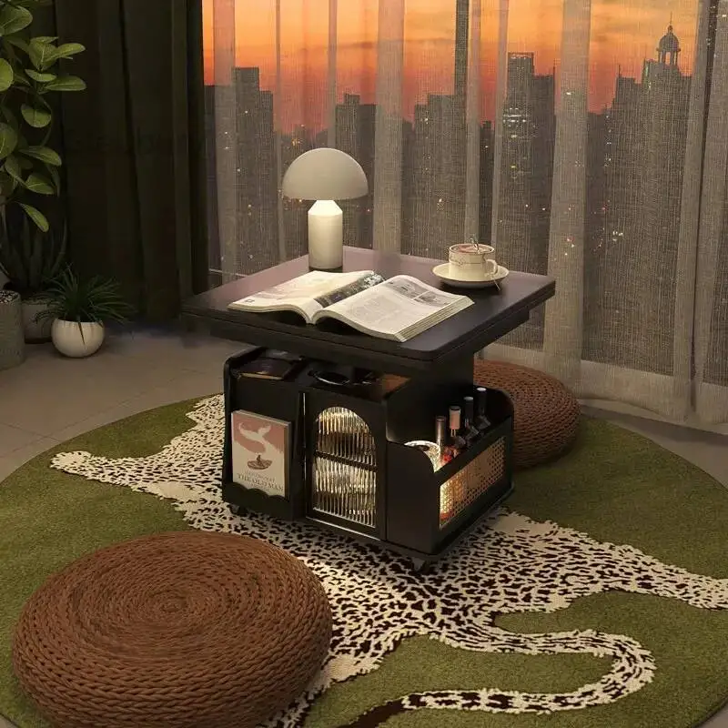 Coffee Table Multifunctional Living Centerpiece Room Designer Coffee Table Mesa Lateral Storage Stoliki Kawowe Home Furniture