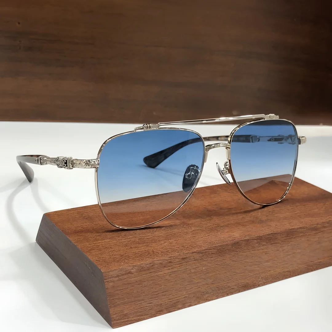 

New Men's Pilot Sunglasses Classic Fashion Outdoor Travel Driving Fishing Personality UV400 Retro Men's Party Luxury Sunglasses