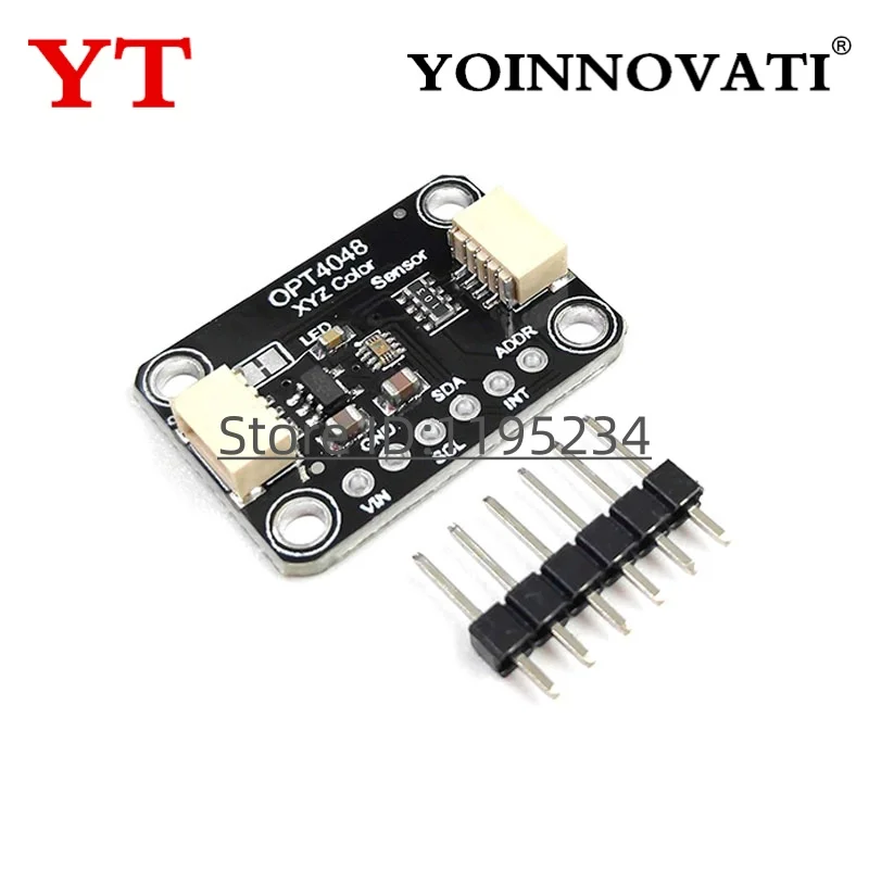 OPT4048 True XYZ Color Sensor,High Accuracy Chromaticity&Lux Measurement,I2C,for Professional Lighting, Industrial Inspection