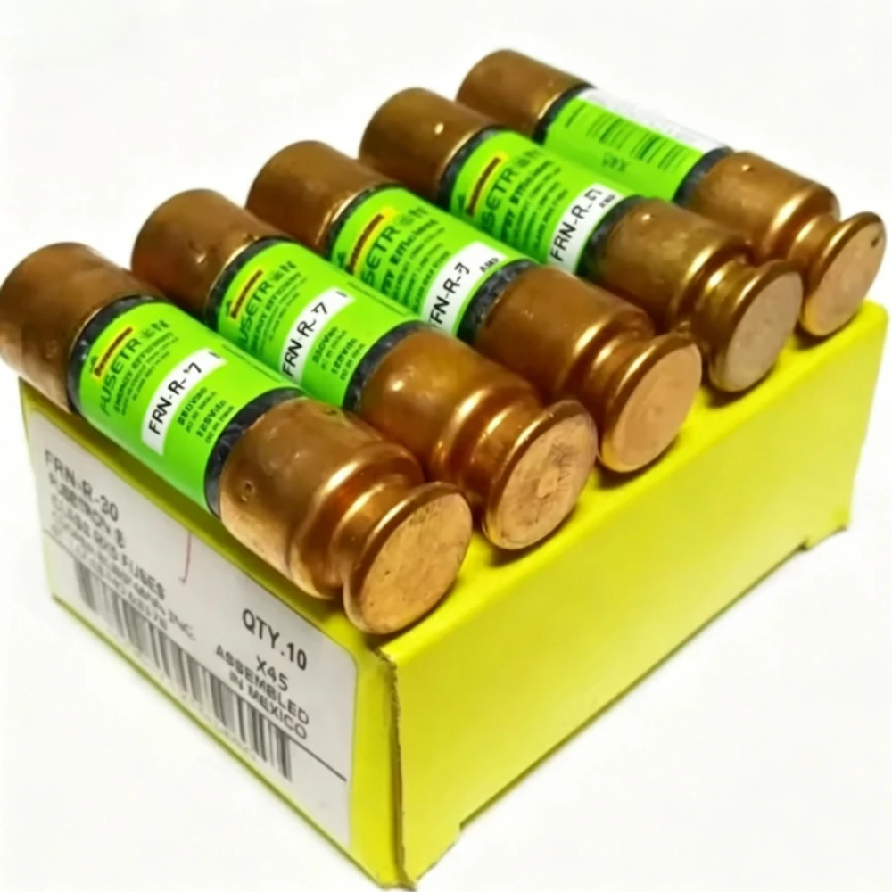 FRN-R-7 RK5 Time-Delay Current Limiting Fuse （2-Pack）7A 250VAC Dual Element Cartridge Fuse for Circuit Protection