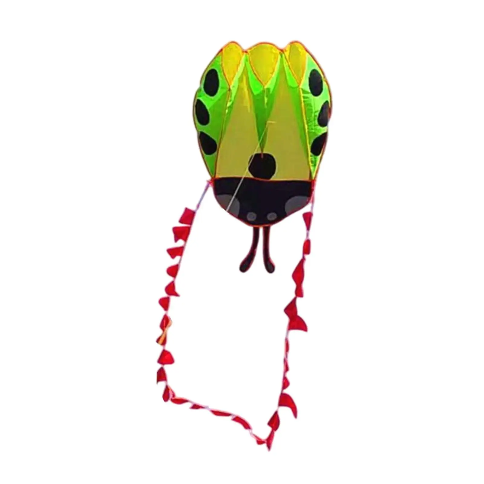 

Large Ladybug Shaped Kite Easy to Fly Animal Shaped Kite Flying Toy for Travel Birthday Gift Backyard Beach Park Boys Girls