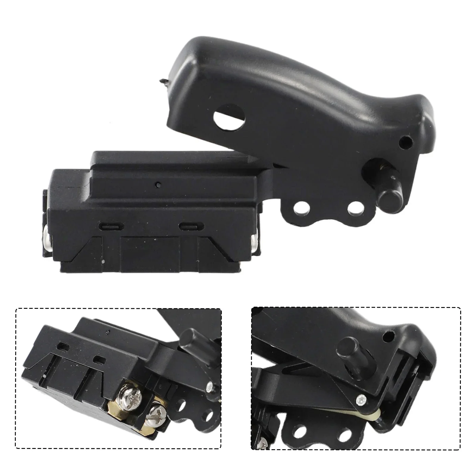 

Power Controlling Push Button Switch Angle Grinder Switch Power Tools Angle Grinder Polisher Parts 10A AC250V