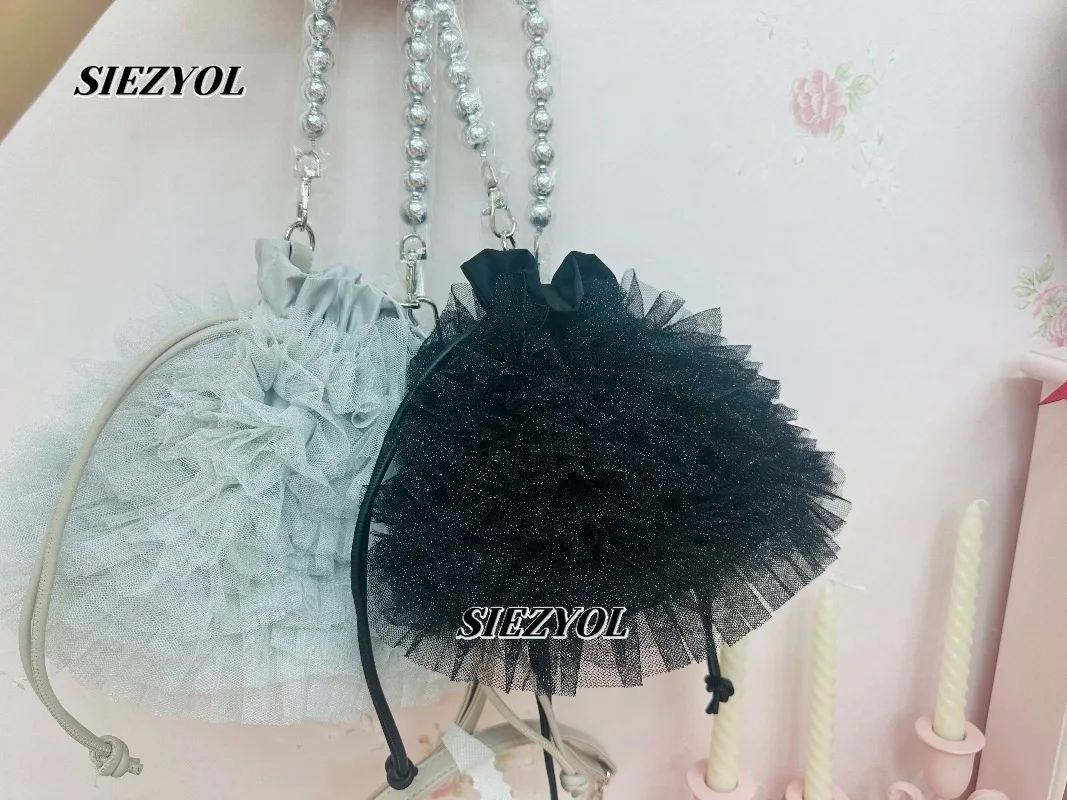 Japanese Style Summer Pleated Shimmer Handbag Sweet & Cute Girls Versatile Casual Tote Bag Fashion Cosmetic Bags Pouch