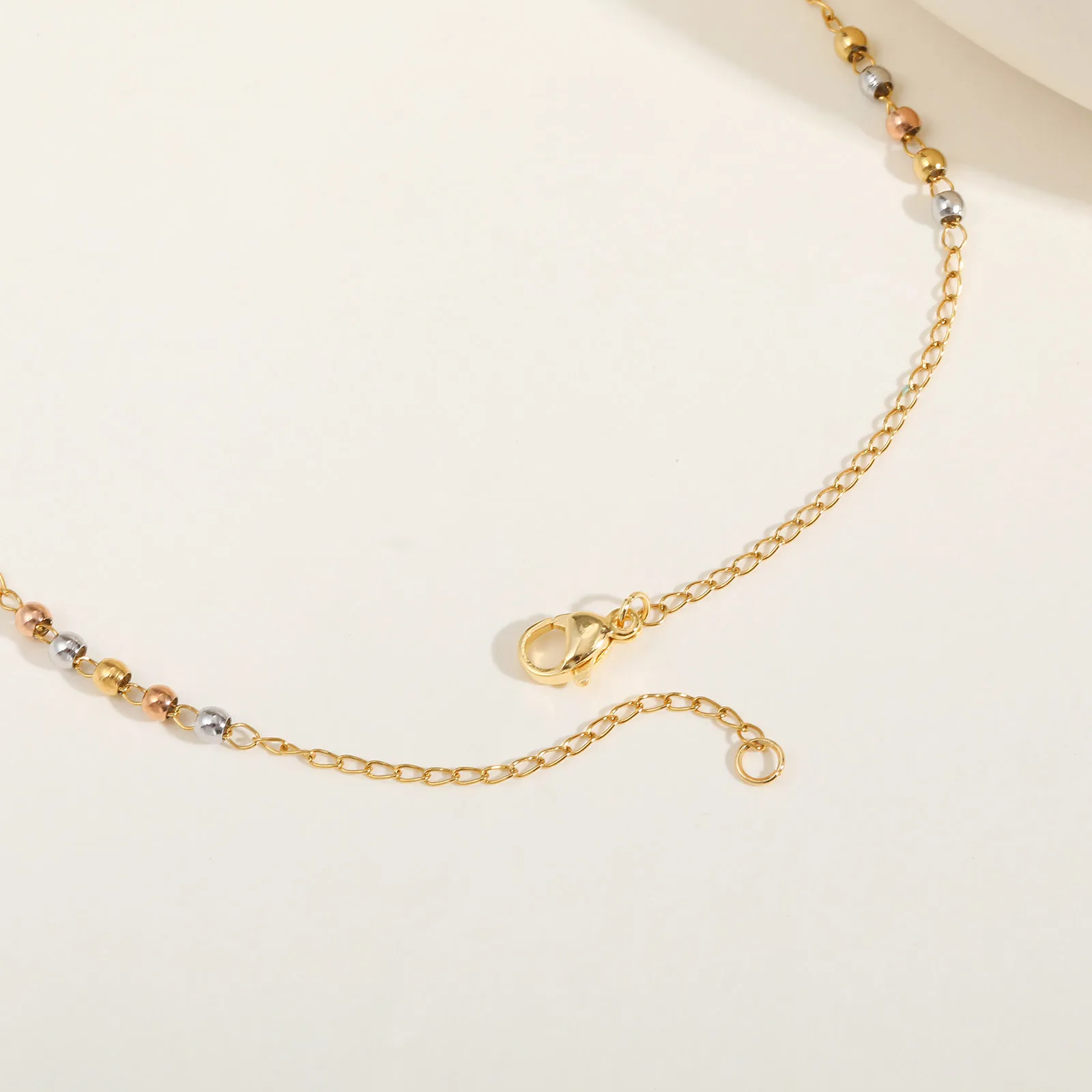 Vnox Stainless Steel Three Color Bead Y-shaped Necklace For Women,Virgin Mary Accessories Cross Pendent Religious Jewelry Gifts - Image 6