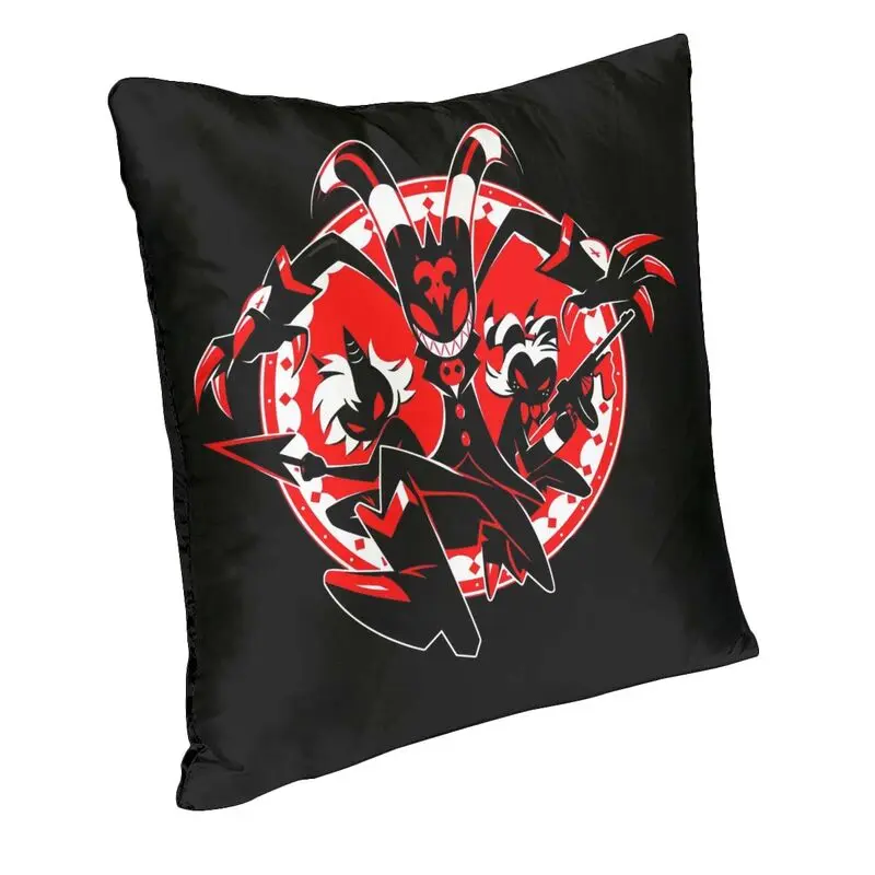 Helluva Boss Black Humor Animated Musical Film Throw Pillow Cover Home Decor 3D Two Side Printing Cushion Cover for Living Room
