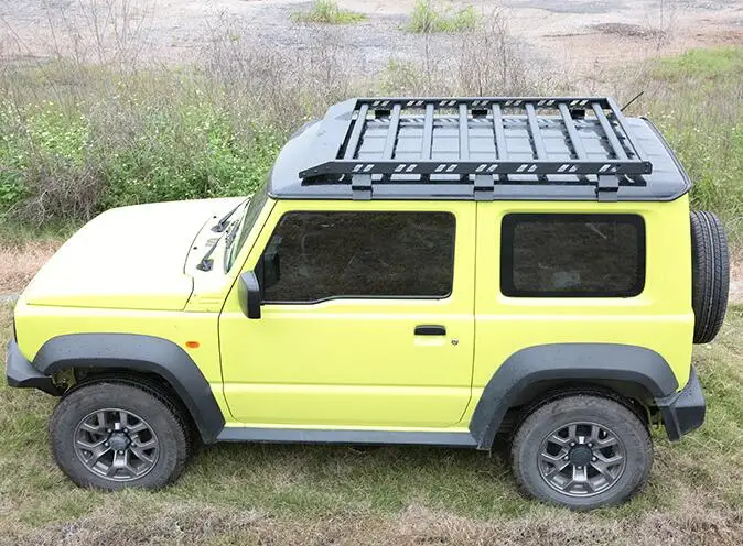 Roof Rack For Suzuki Jimny JB64 JB74 2019 2020 2021 2022 2023 Aluminum Alloy Top Roof Rack Rail Luggage Boxes Bar