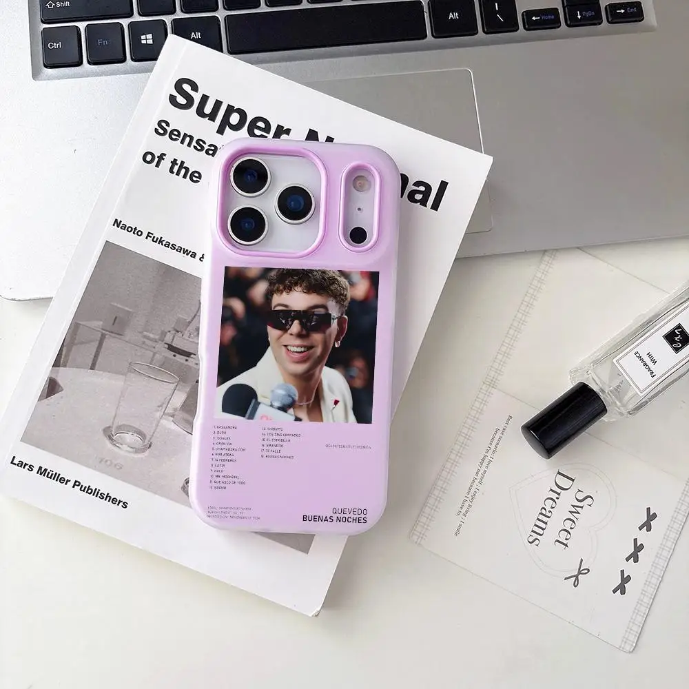 Rapper Singer Q-Quevedo Phone Case For IPhone 17 16 15 14 13 12 11 Pro Max Plus Mini Case Clear Jelly Shockproof Soft Cover