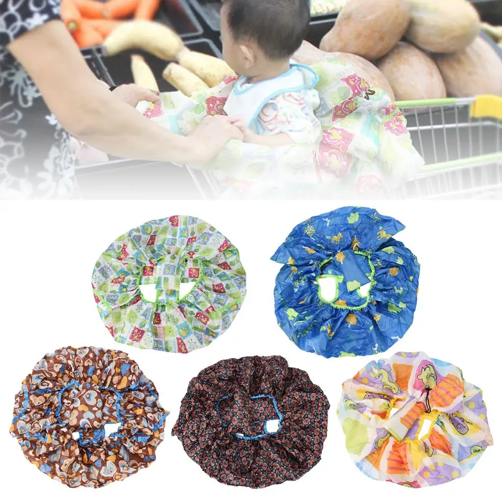 Multifunctional kids Folding Shopping Cart Cover Colorful Anti Dirty