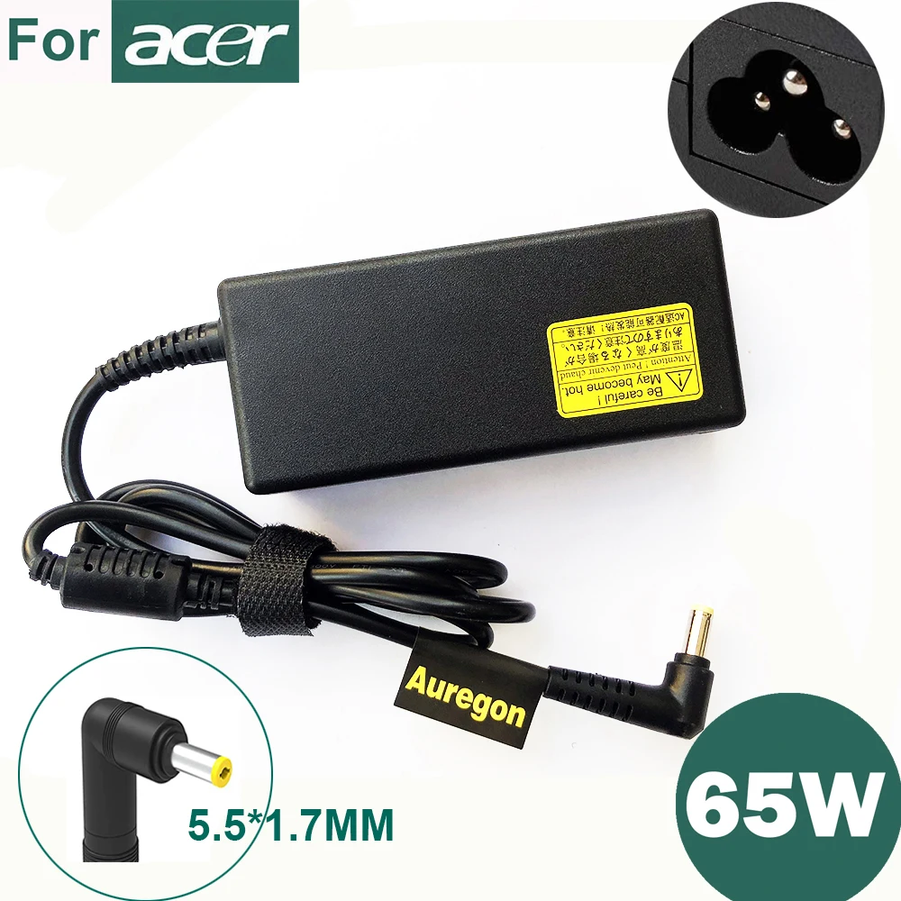 

Genuine Original 65W 19V 3.42A Adapter Charger Power Supply Cord for Acer N17908 V85 R33030