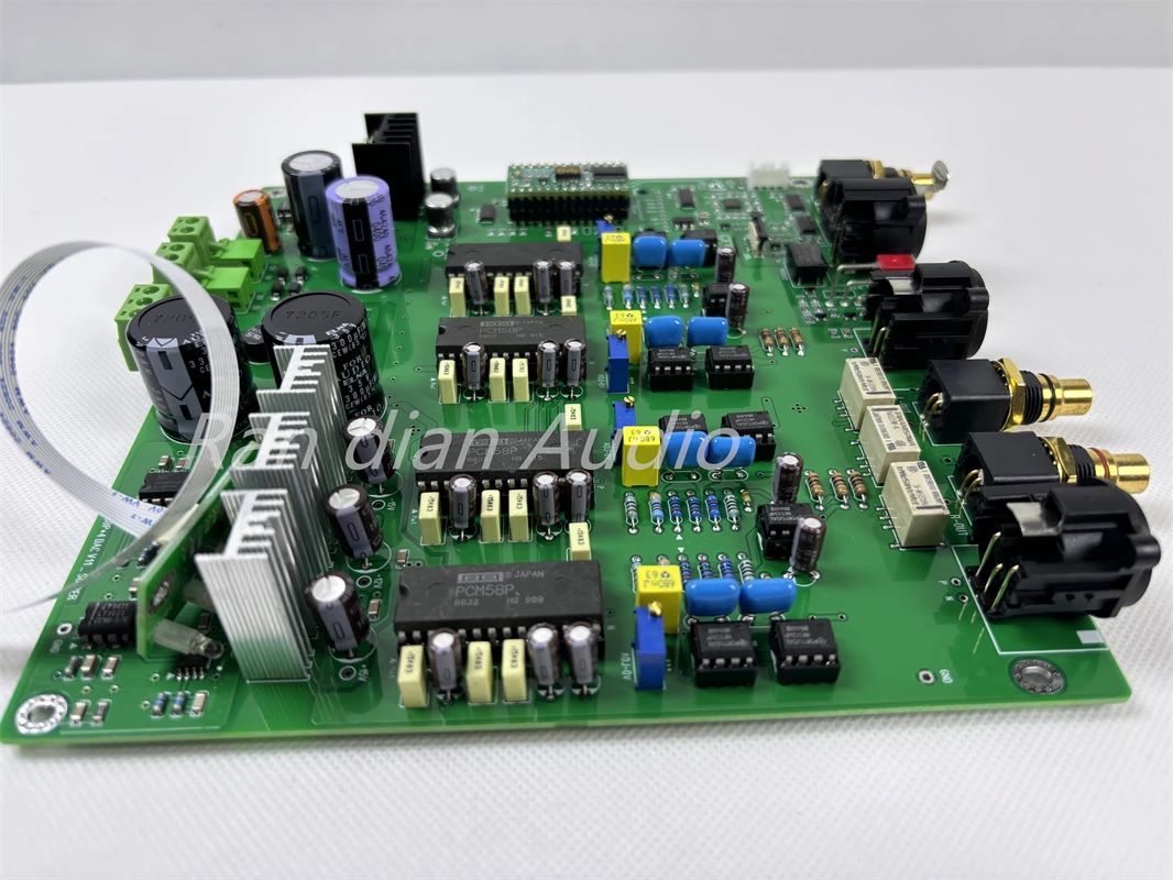 Latest Listing 4PCS Balanced Output PCM58P DAC Decoder Coaxial+AES+USB+Bluetooth Support 192K (DF1704+DF1706+SM5847+)PCM1701