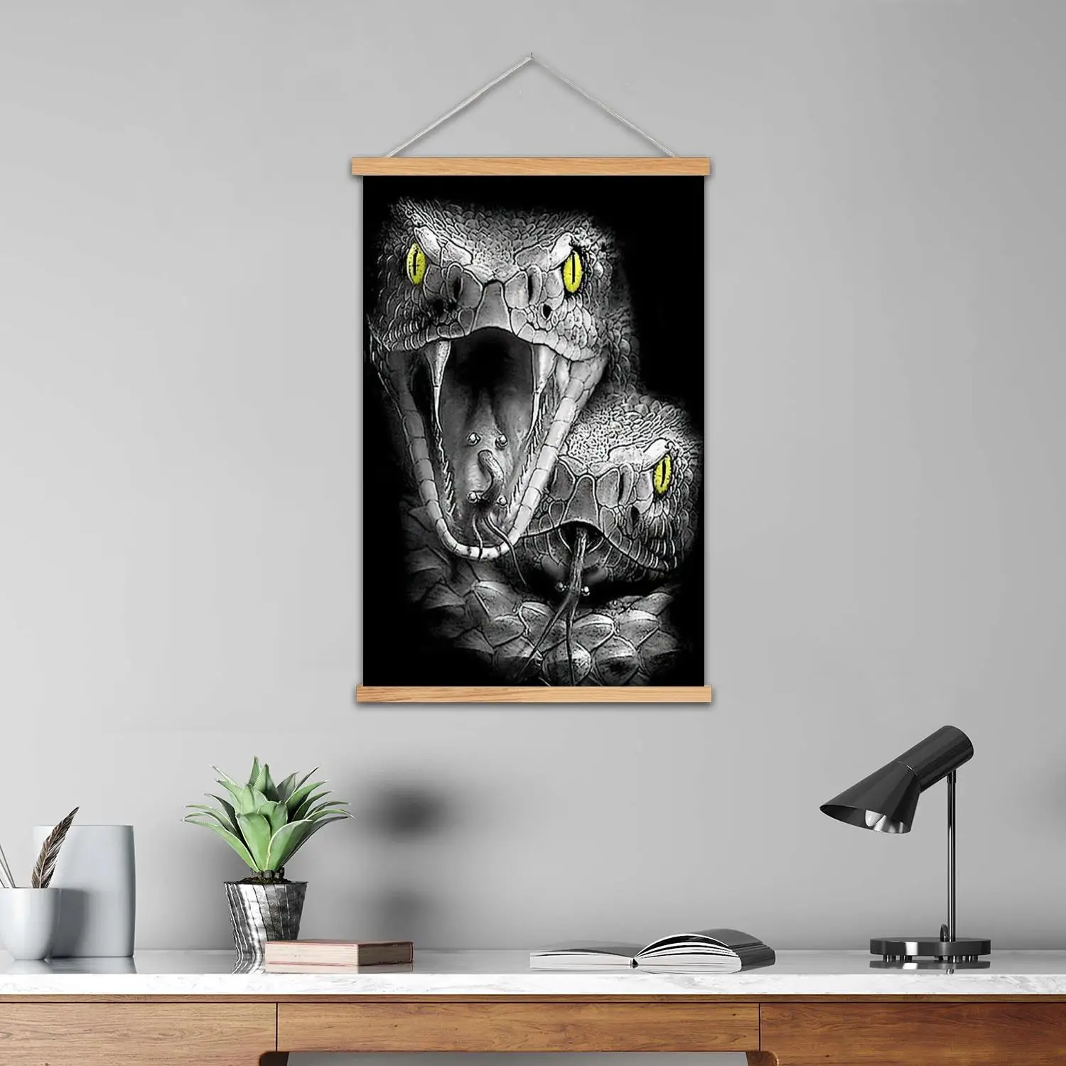 gladiator Cartoon Framed Wall Painting Canvas Art Poster and Wall Art  Modern Family Bedroom Decor Posters,Decorative painting