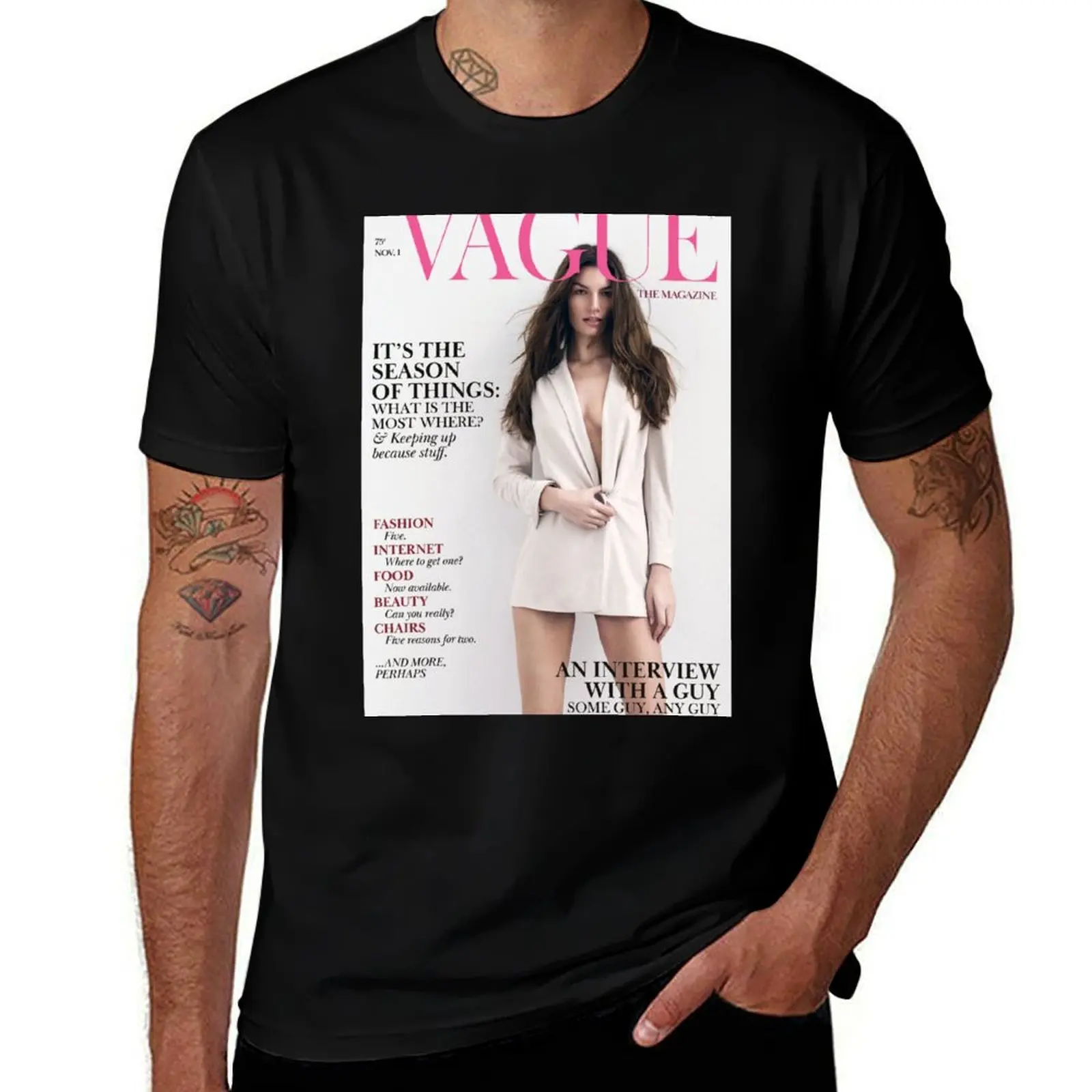 Vague - The Magazine T-Shirt Minimal Art Print T-Shirt