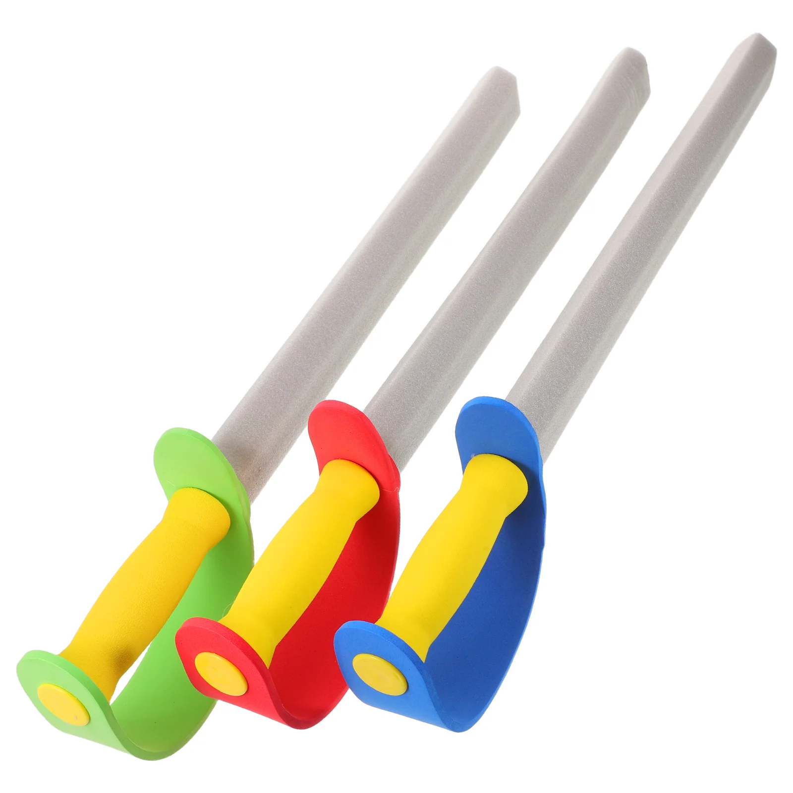 3 قطعة سيوف إسفنجية للأطفال زي القرون الوسطى سياج التدريب دعامة السيف أداء الحفلات لعب القتال