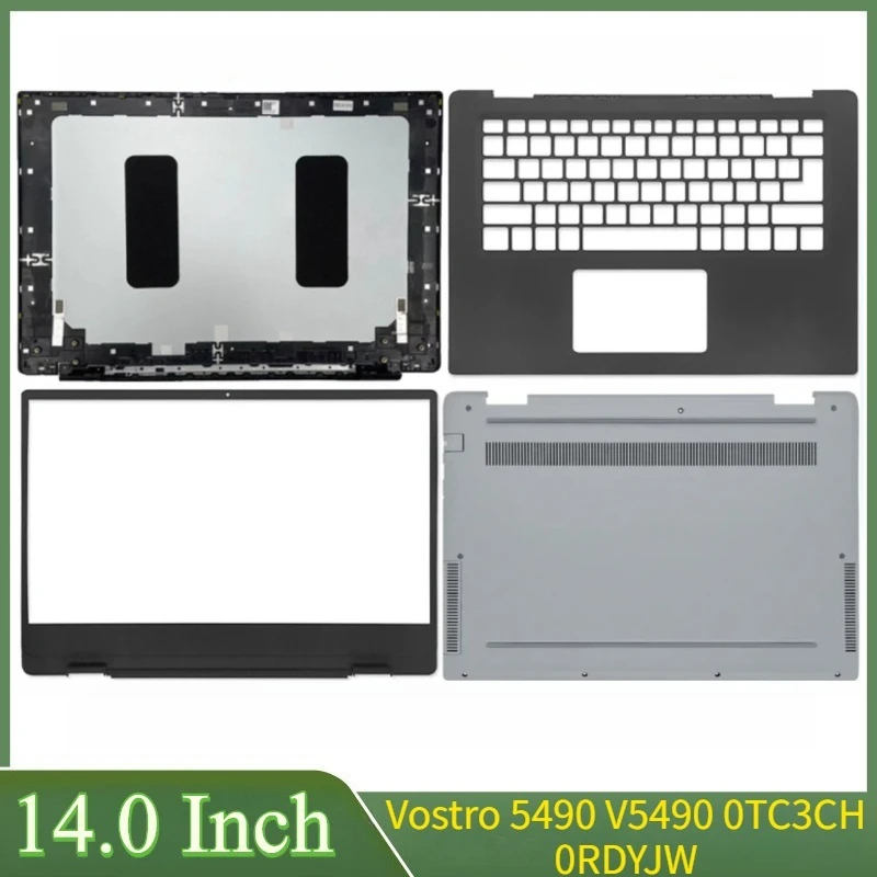 

14,0 "серебристый новый для Vostro 5490 V5490 0TC3CH 0RDYJW ноутбука ЖК-задняя крышка передняя панель упор для рук нижняя часть корпуса