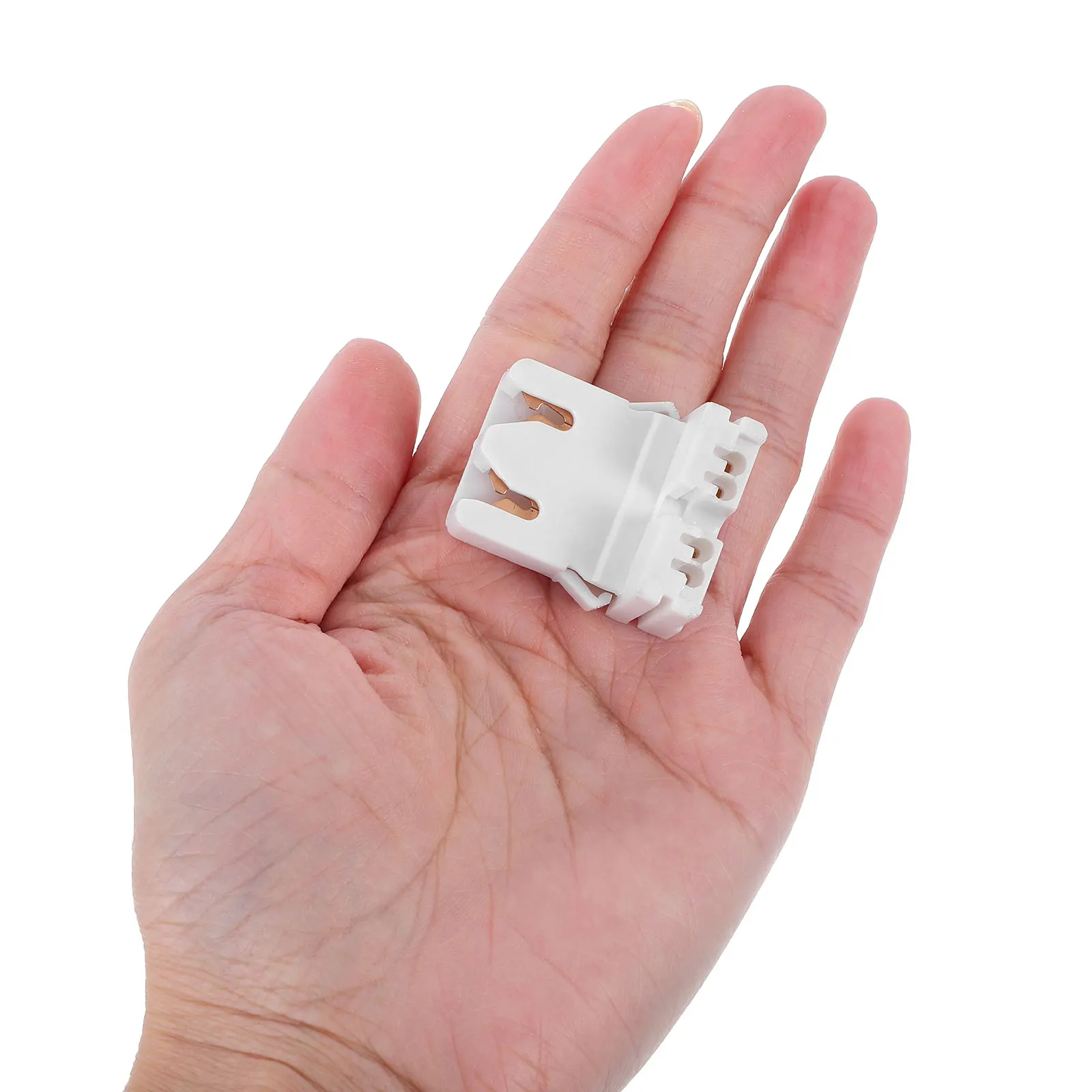 

10pcs Fluorescent Lamp Holder Bracket U-Shaped Socket Base For Led Tubes Sturdy Office Lighting Support Batten Light Fixture