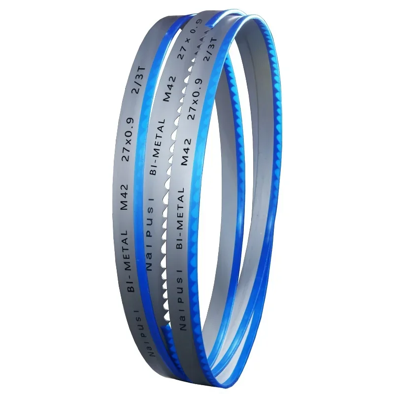 

Customized Length Bi-Metal Band Saw Blade 2908-3810mm X 27mm X 0.9mm for Cutting Metal 1" X 0.035" Warranty