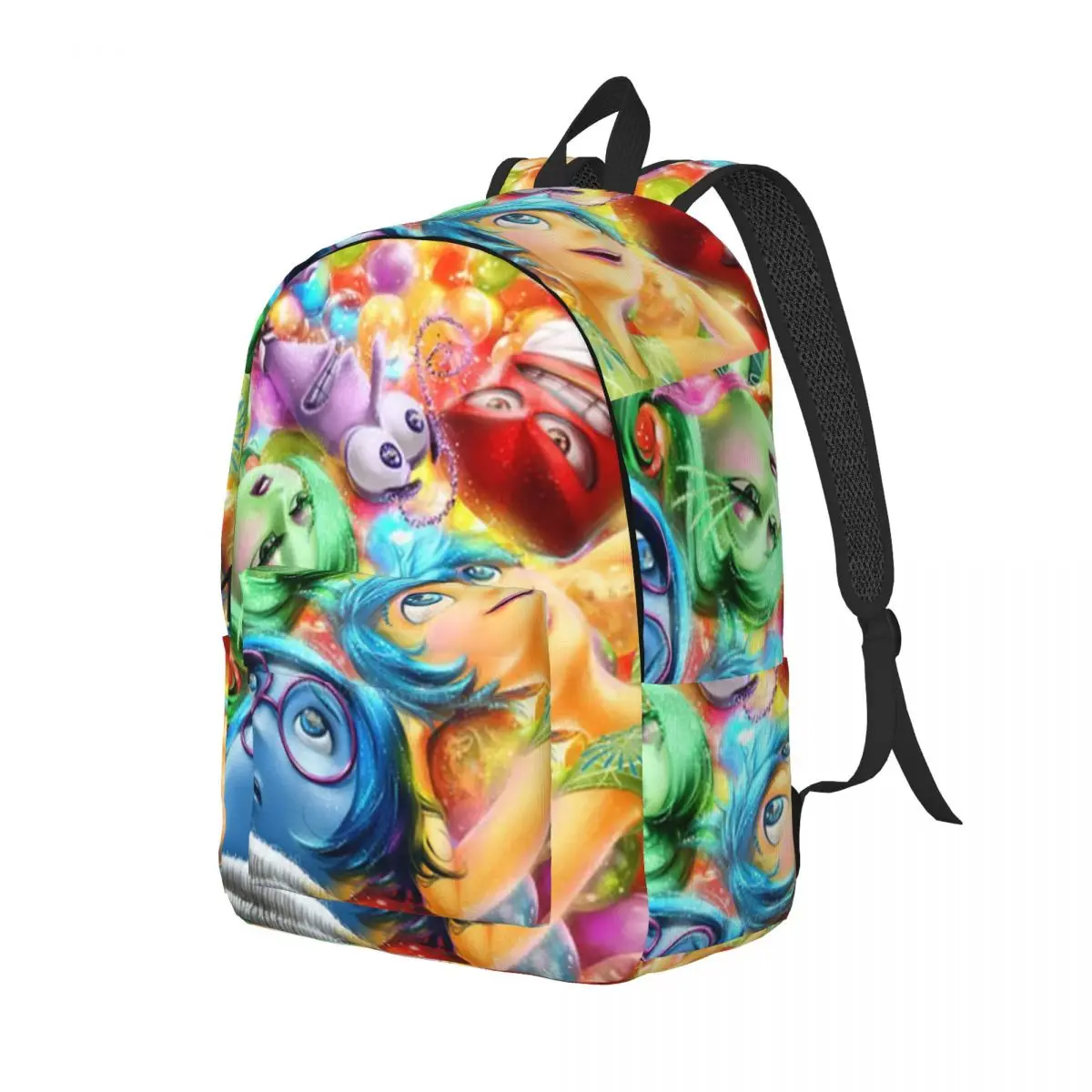 Inside Out 2 Characters Backpack for Boy Girl Kids Student School Bookbag Humor Anime Canvas Daypack Preschool Kindergarten Bag