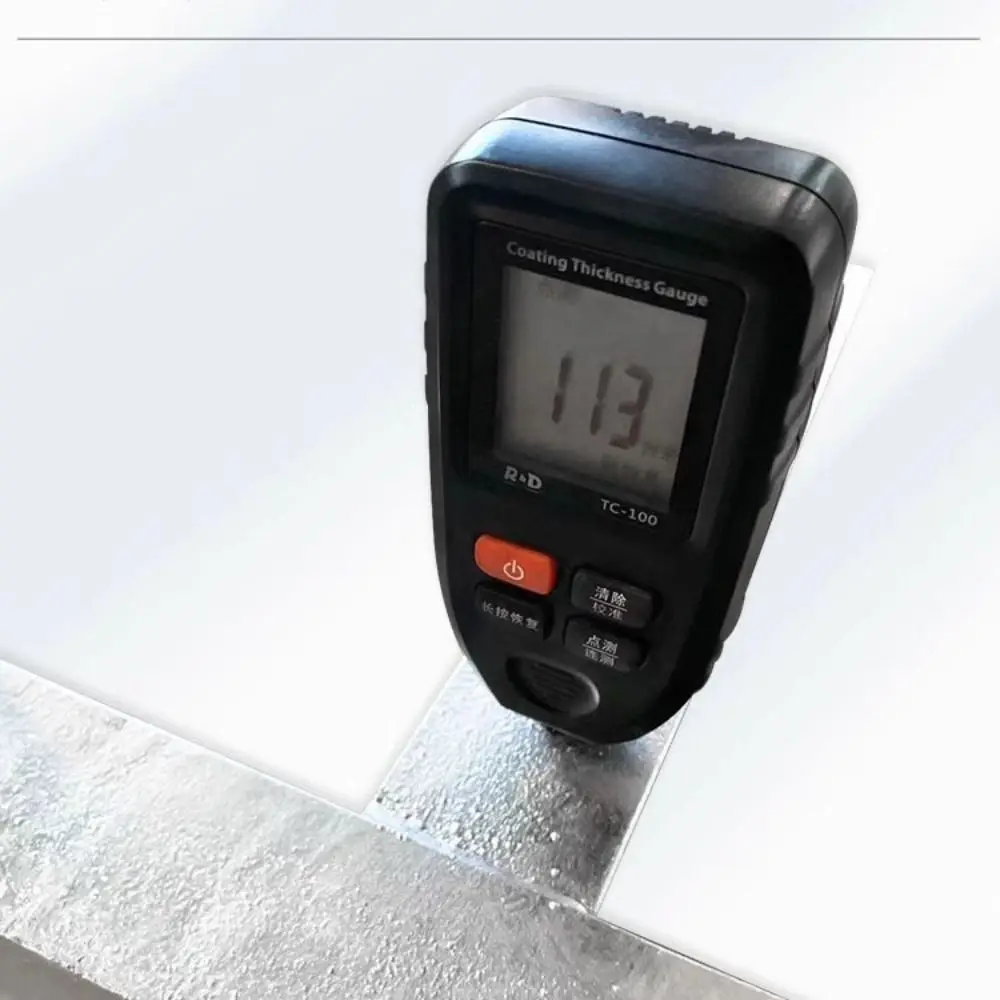 

Digital Paint Thickness Tester Portable Manual Film Thickness Meter 0-2000UM Backlight LCD Car Paint Film Thickness Tester