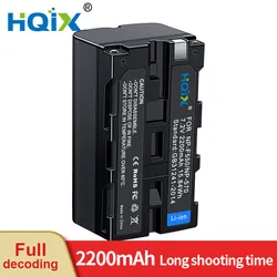 HQIX for Sony CCD-SC5 SC55 SC65 NEX-EA50CH EA50CK FS700RH DR-AX1E TR910 TR917 TRV110K TRV25 camera NP-F550 F570 Charger Battery