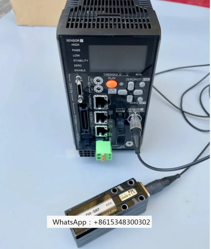 ZW-S07 fiber optic coaxial displacement sensor with nano resolution band controller