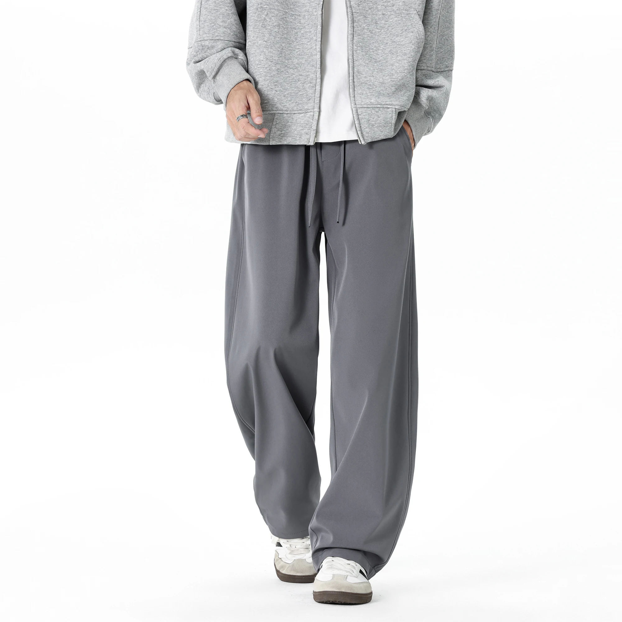 

Single Road Mens Baggy Pants Wide Leg Korean Fashion Joggers Hip Hop Y2K Urban Japanese Streetwear Basic Casual Pants For Men
