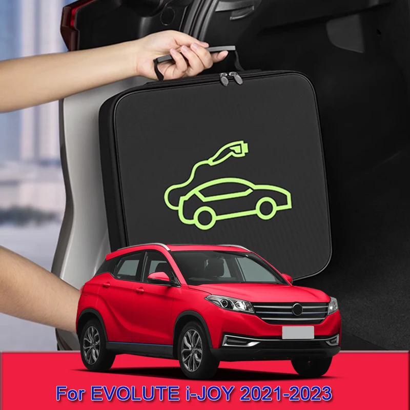 

EV Car Charging Cable Storage Carry Bag Charger Plugs Socket Waterproof Fire Retardant For EVOLUTE i-JOY DFSK Seres 3 2021-2024