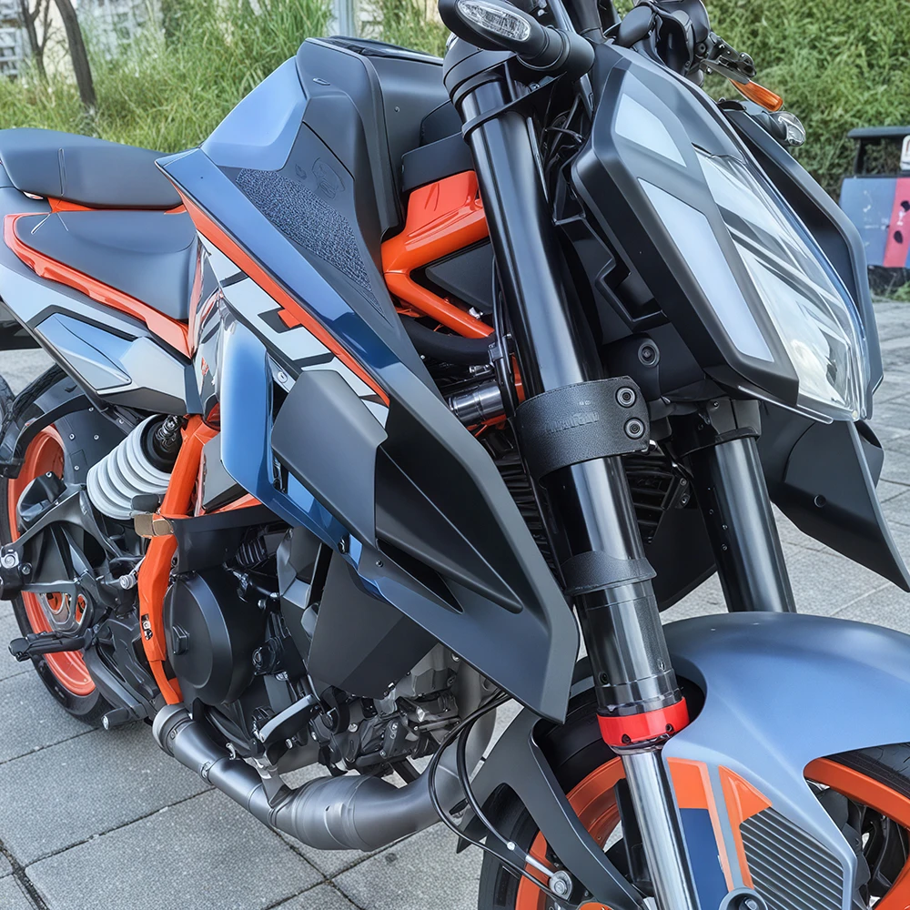 Motorcycle Accessories Winglet Spoiler Side Wind ABS Front Fairing Protector For 390 DUKE 390DUKE 390 Duke 390Duke 2024-2025