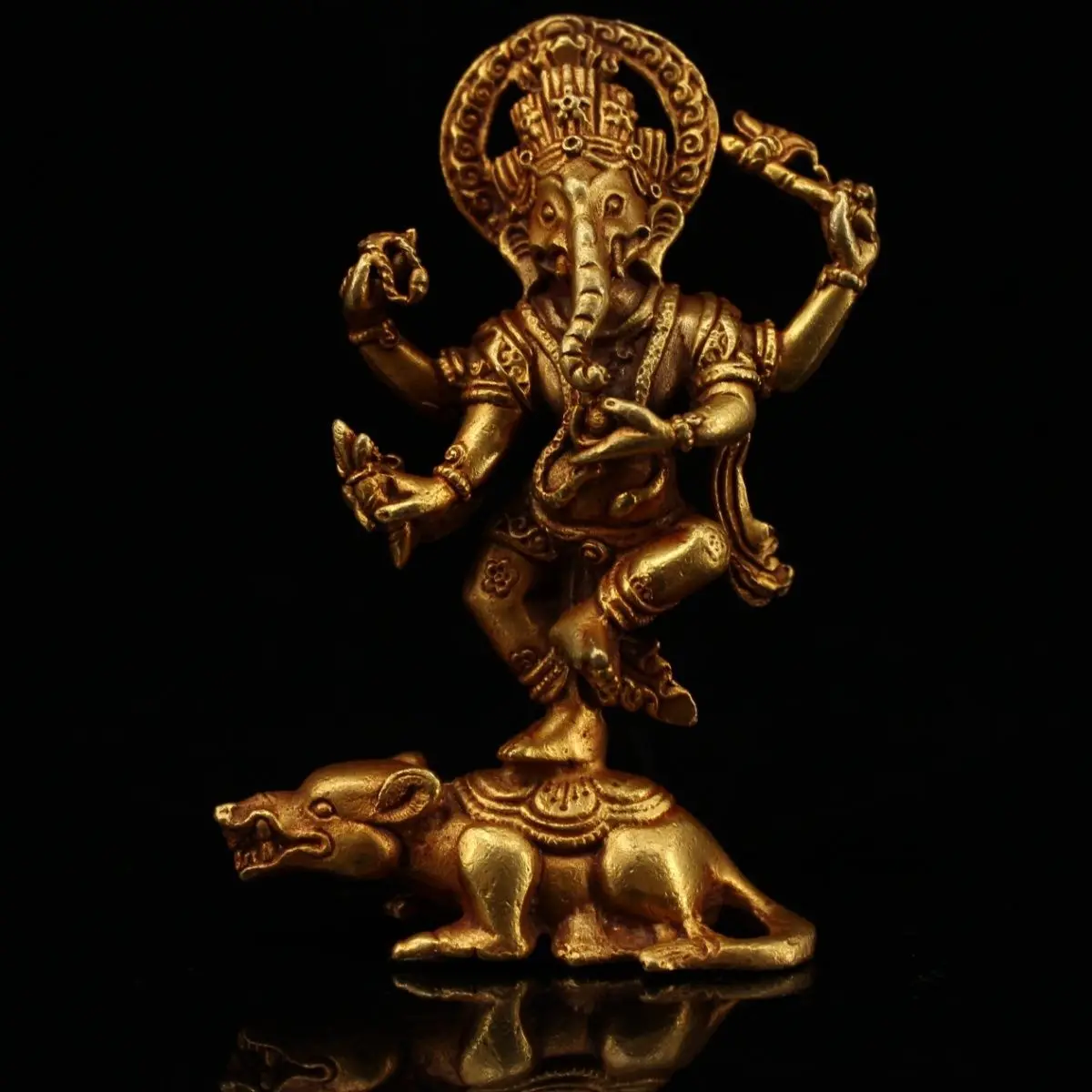 Tibetan Elephant Ganesha Elephant god Buddha Statue Sculpture Figurine Home Decoration Accessories