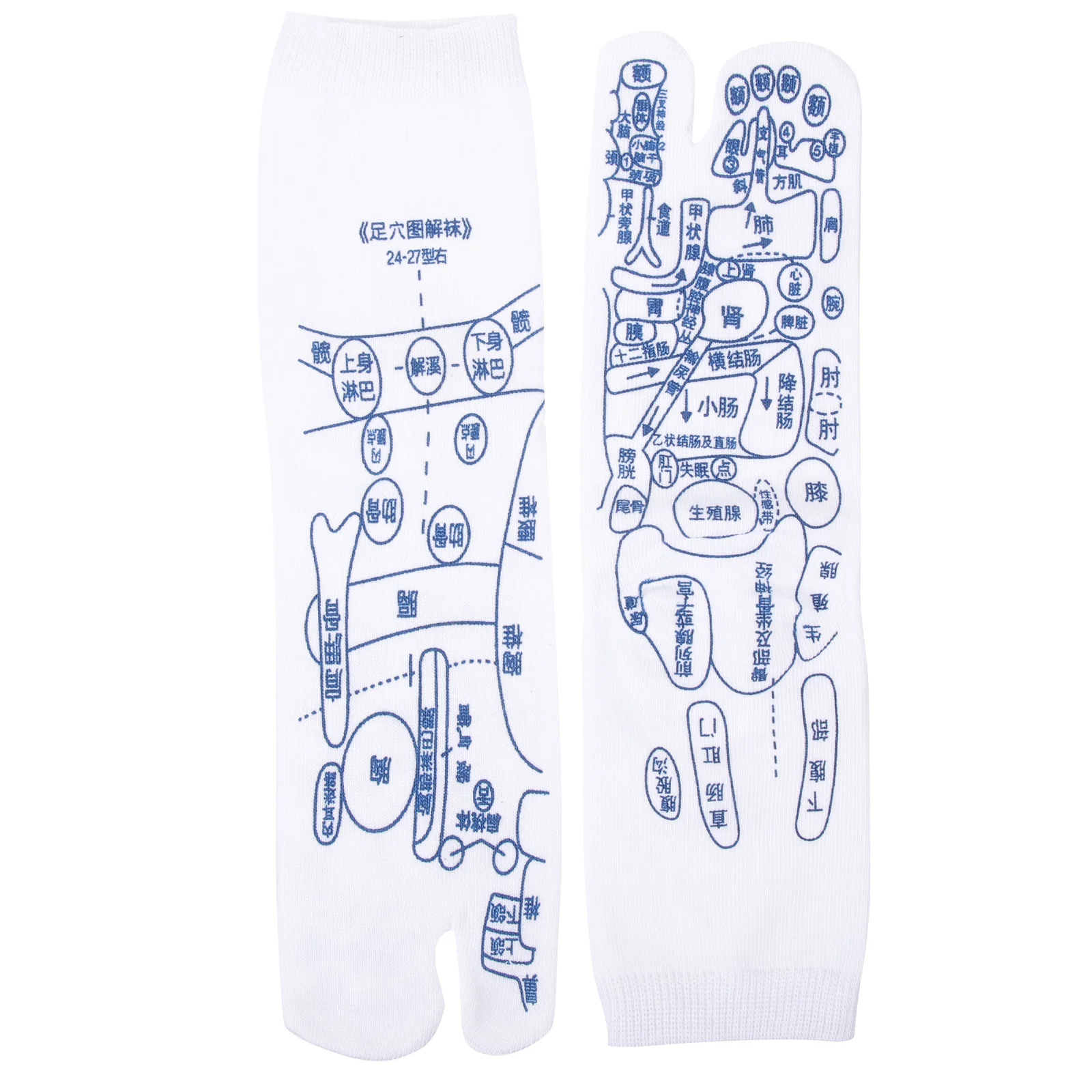 

1Set Reflexology Socks Acupressure Foot Massage Socks for Beginners Cotton Resin Material Breathable Comfortable Unisex Size