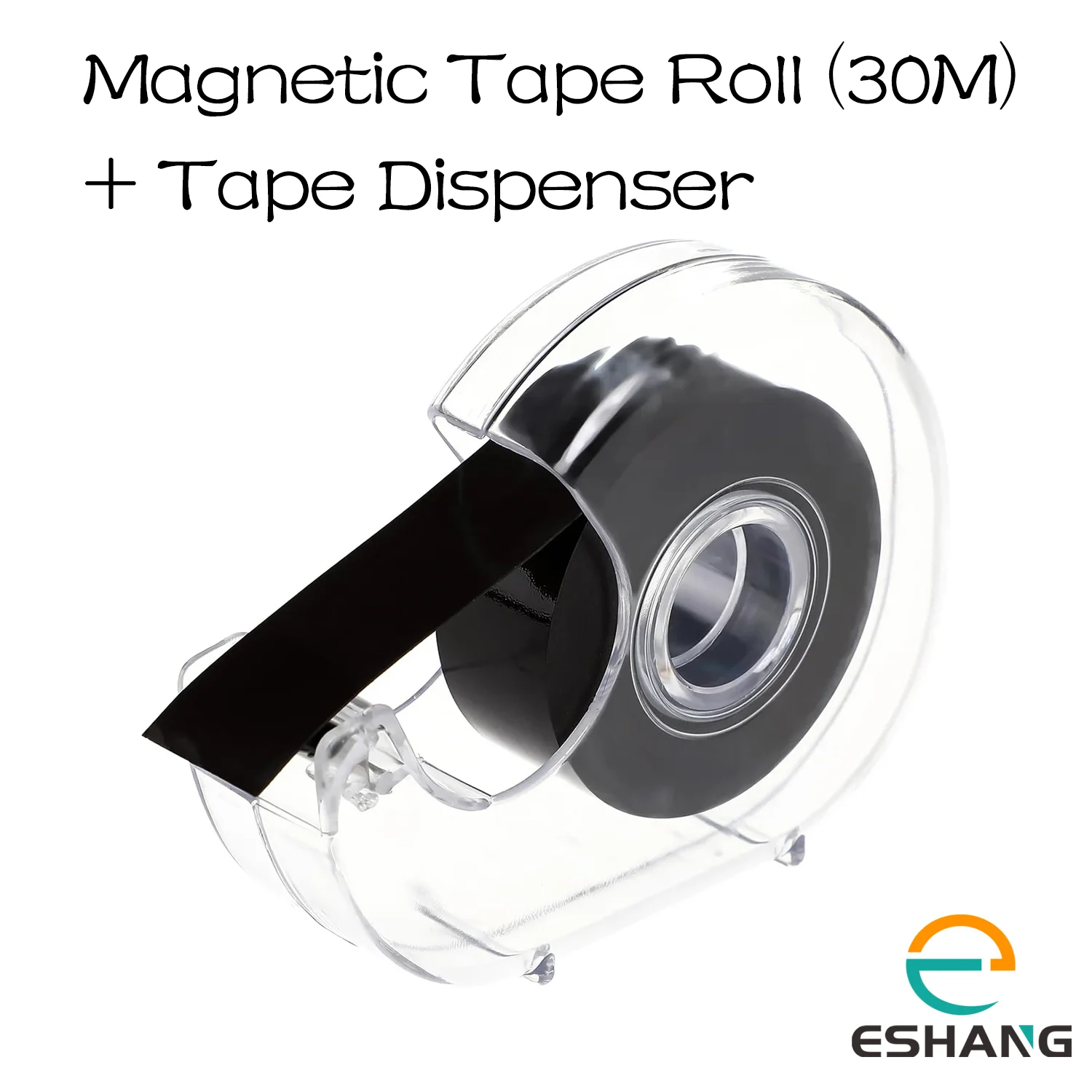 

Гибкая магнитная лента 1,9 см × 0,3 мм с клейкой подложкой для фотографий, офисных принадлежностей, поделок, легко наносится (30 м)