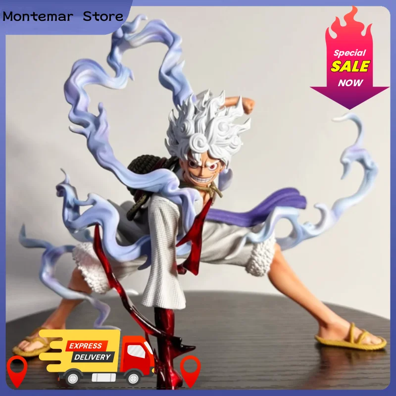 One Piece Ruffy Anime Figuren Modell Sonnengott Nika Action Figur Modell Pvc Sammlung Statue Ornament Puppe Spielzeug Dekoration Geschenke