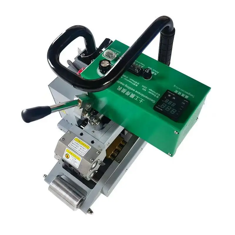 

220 volt hot air type automatic high density polyethylene geomembrane welding machine for plastic farms
