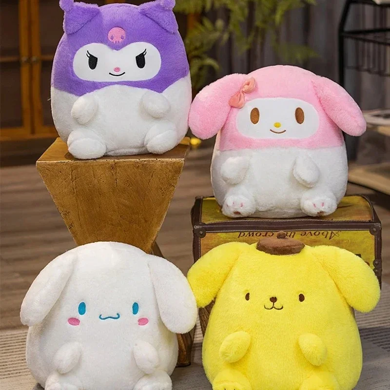 

Cartoon Cinnamoroll Kuromi PompomPurin My Melody Soft Figure Stuffed Soft Plush Doll Throw Pillow Children Birthday Gifts Toy