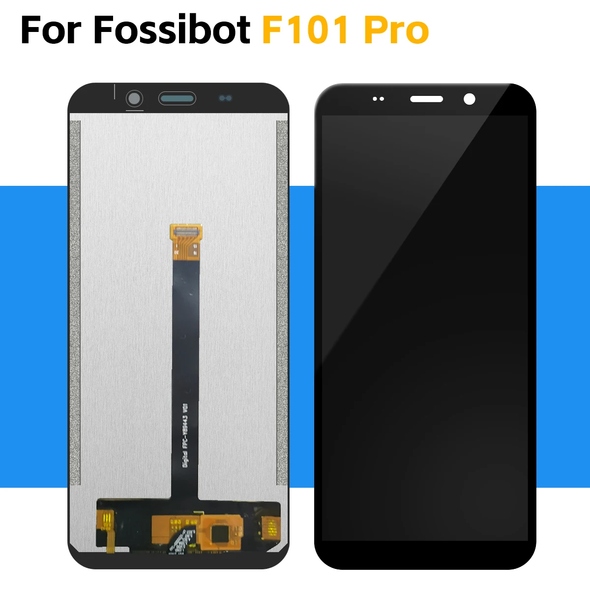 100% Tested For Fossibot F101 LCD Display Touch Screen Replacement For F102 / F101 Pro / F101P/F106 Pro LCD Display