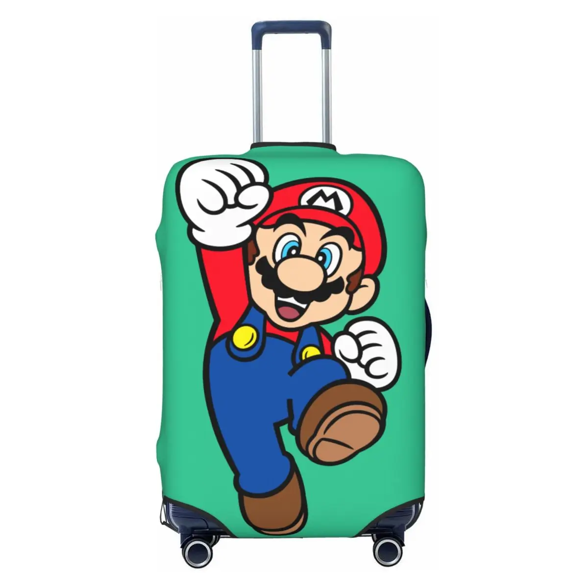 

Custom Fashion Cartoon Game Marios Luggage Cover Protector Washable Travel Suitcase Covers