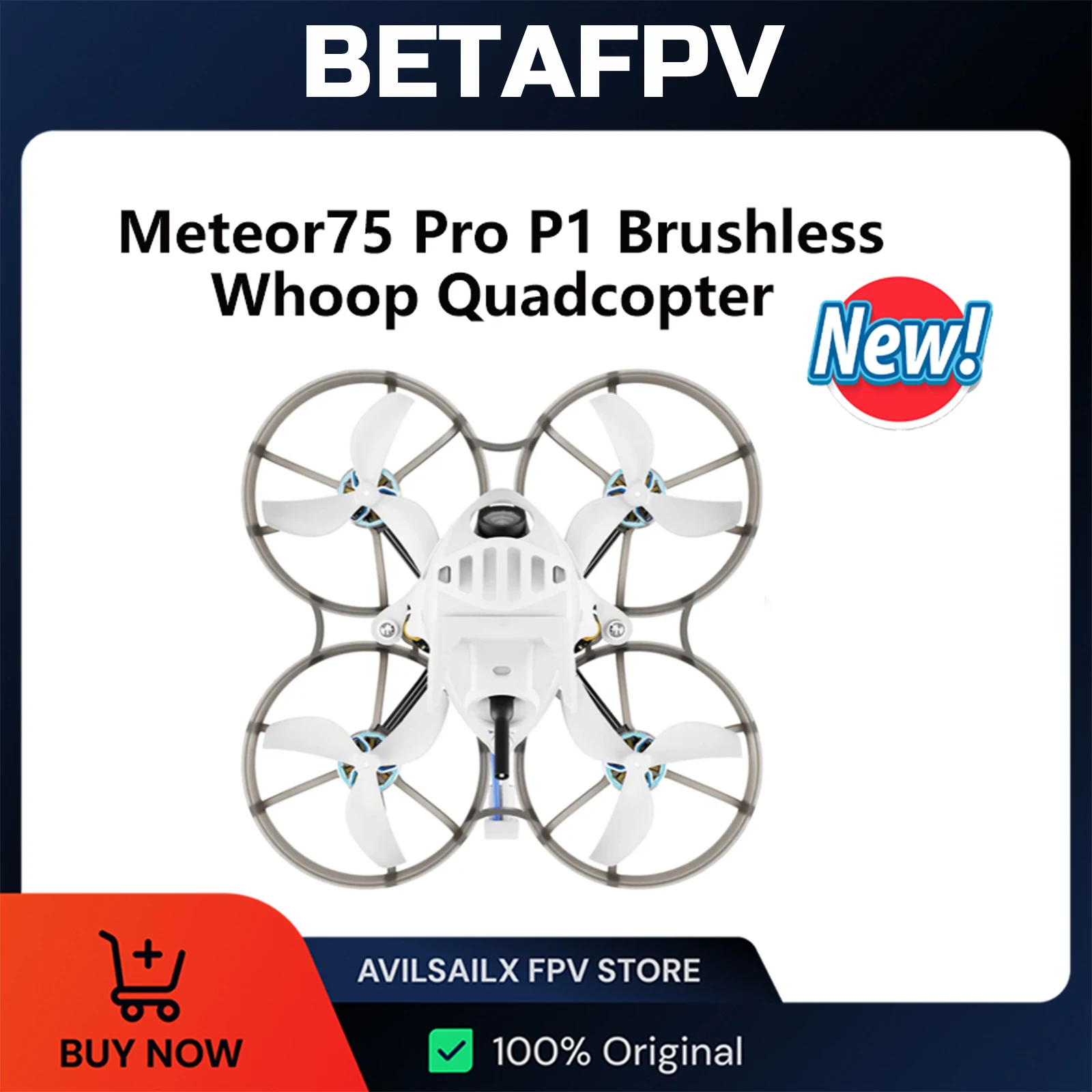 2026 New Arrival Meteor75 Pro P1 Brushless Whoop Quadcopter ELRS 2.4G