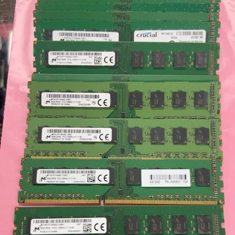 

Micron RAMS DDR3 8gb 1600MHz desktop memory DDR3 8GB 2Rx8 PC3/PC3L -12800U computer memoria 1.35/1.5v5