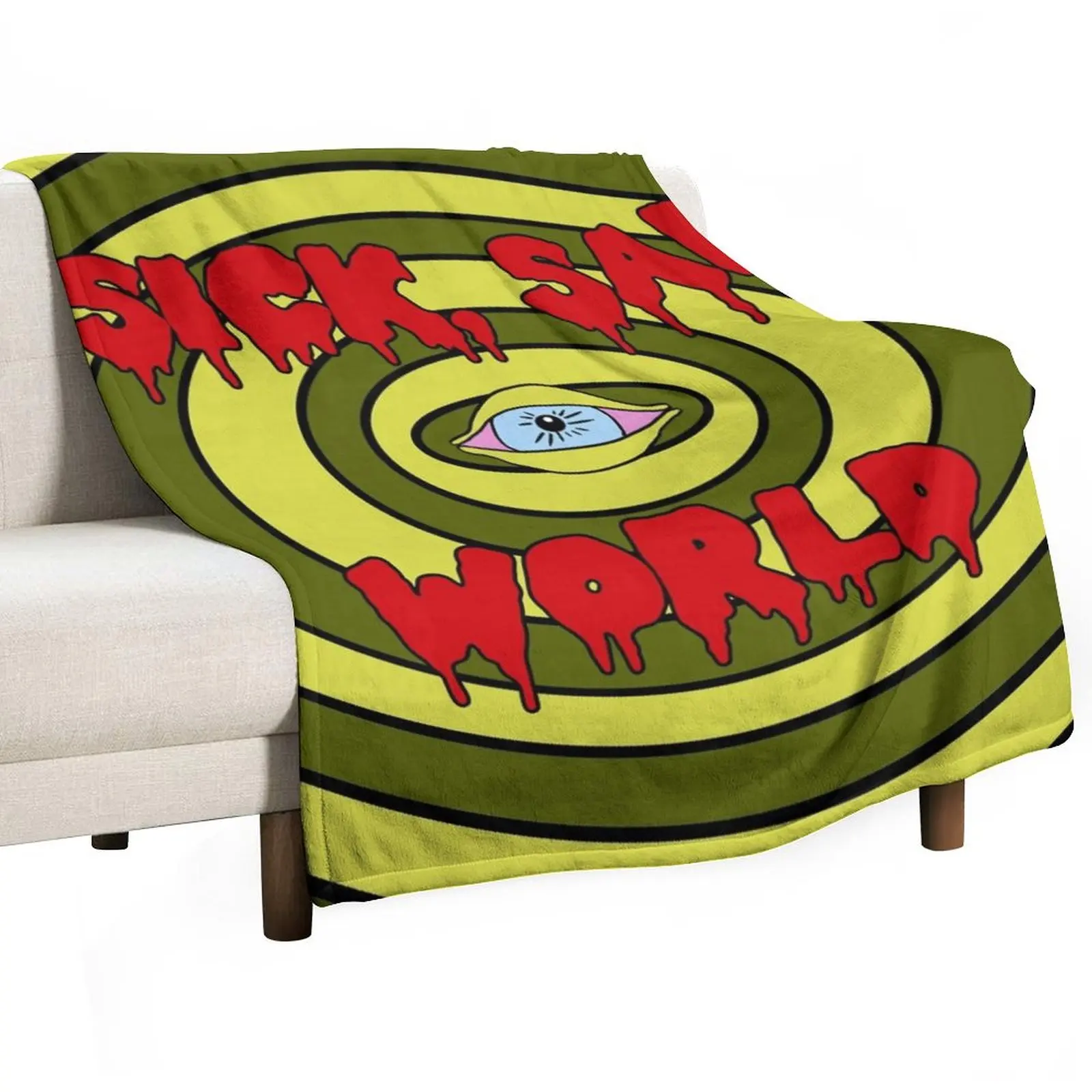 Sick Sad World Throw Blanket warm for winter Thins Blankets