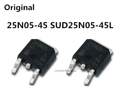 SUD25N05-45L TO-252, 25N05-45, 10 PCes