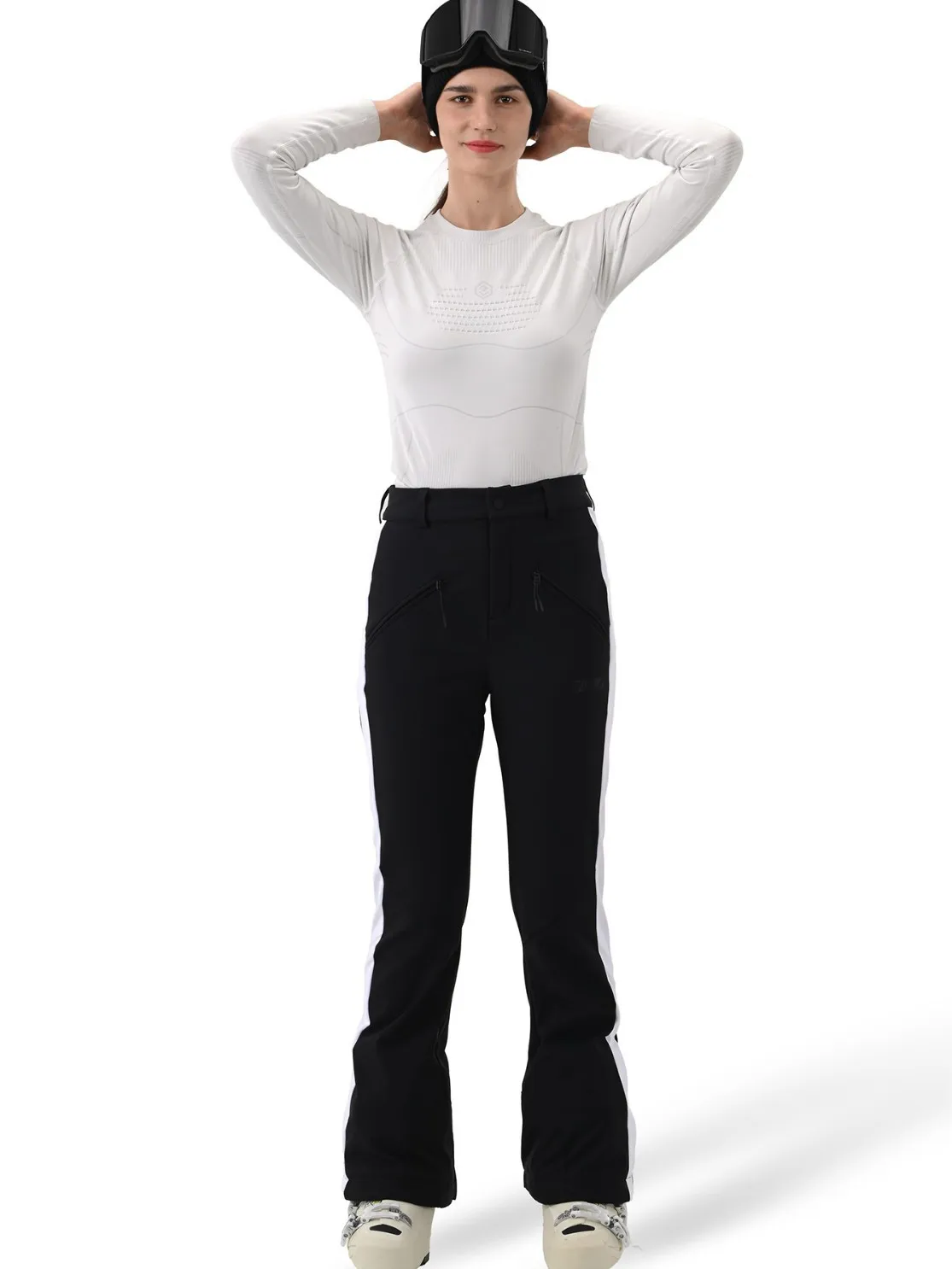 HIGH EXPERIENCE 2025 3L Ski Pants for Women & Men Waterproof Windproof Insulated Snowboard Pants Loose Fit Winter Sports