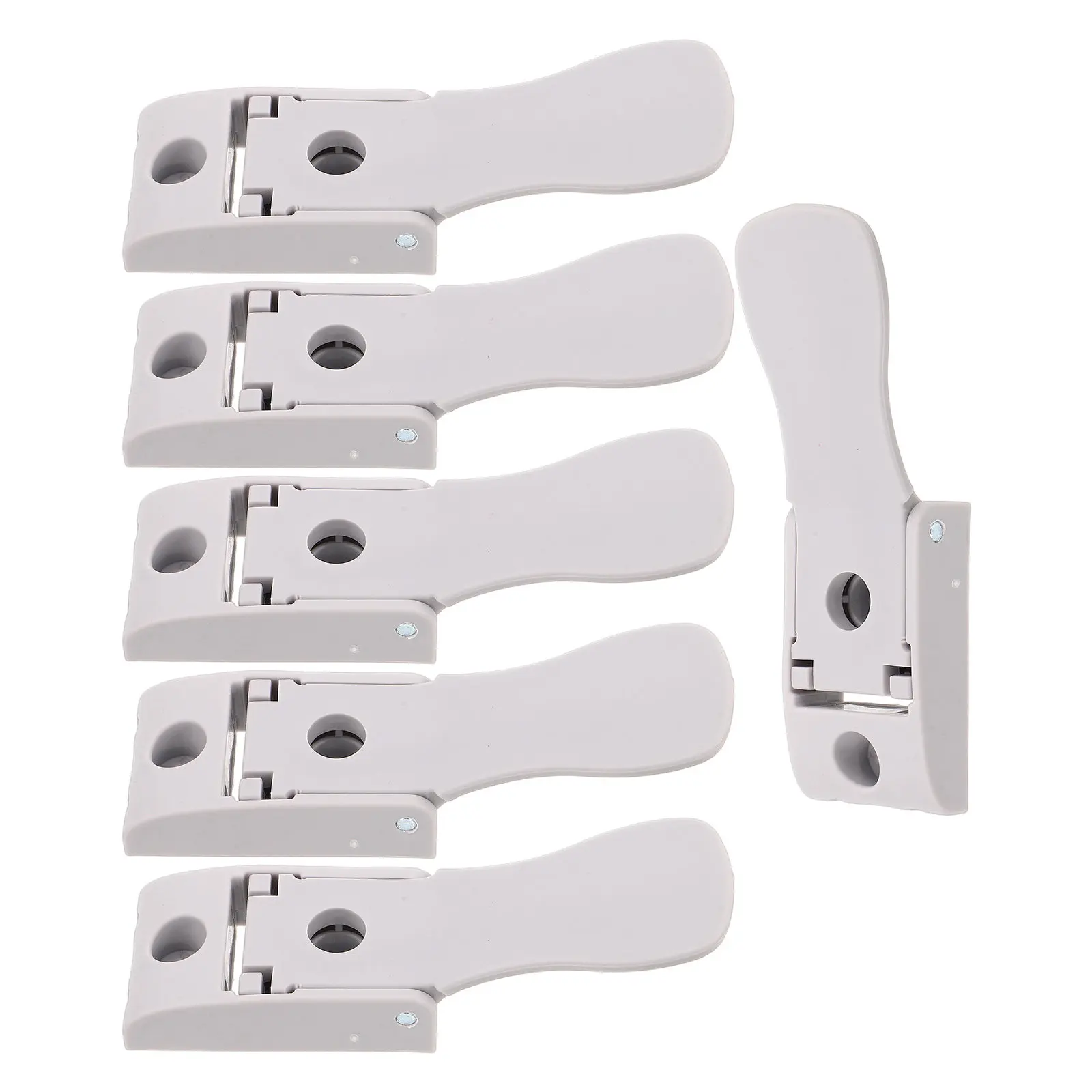 6Pcs Plastic Desk Cable Lift Handle Height Adjustment Lever for Standing Desk Office Study Table Replacement Control Accessory