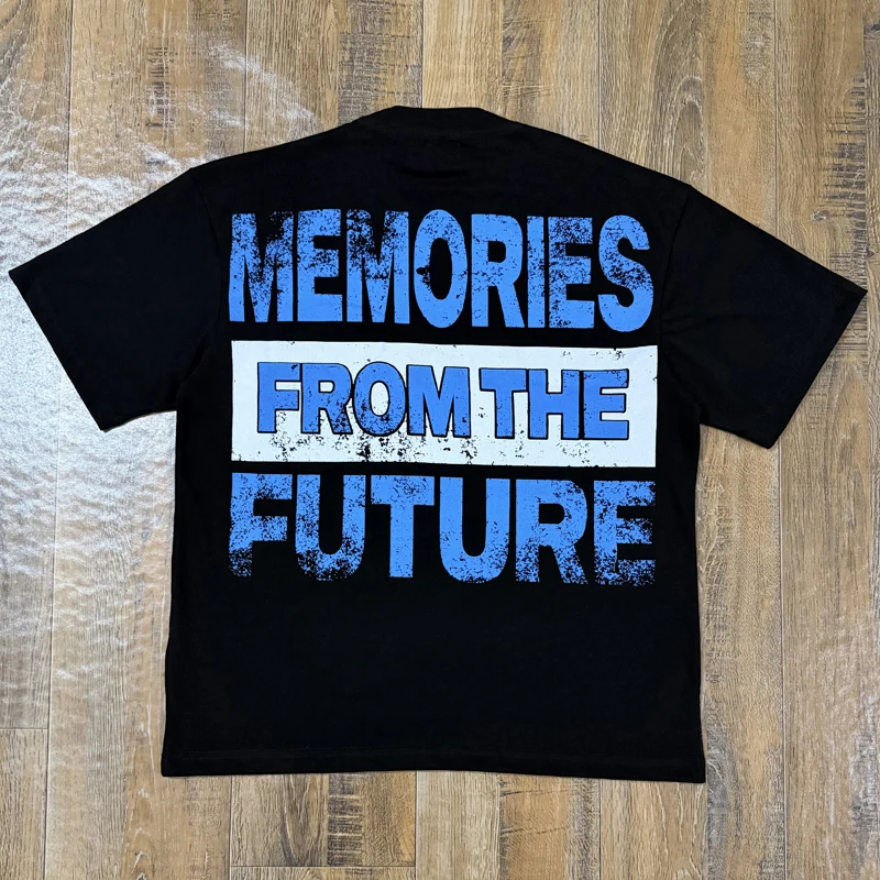 New Y2K Planet Graphic GLAZA GOD Tee Retro Distressed‑Letter Street‑wear Fashion GlazaGod Short Sleeve Tops