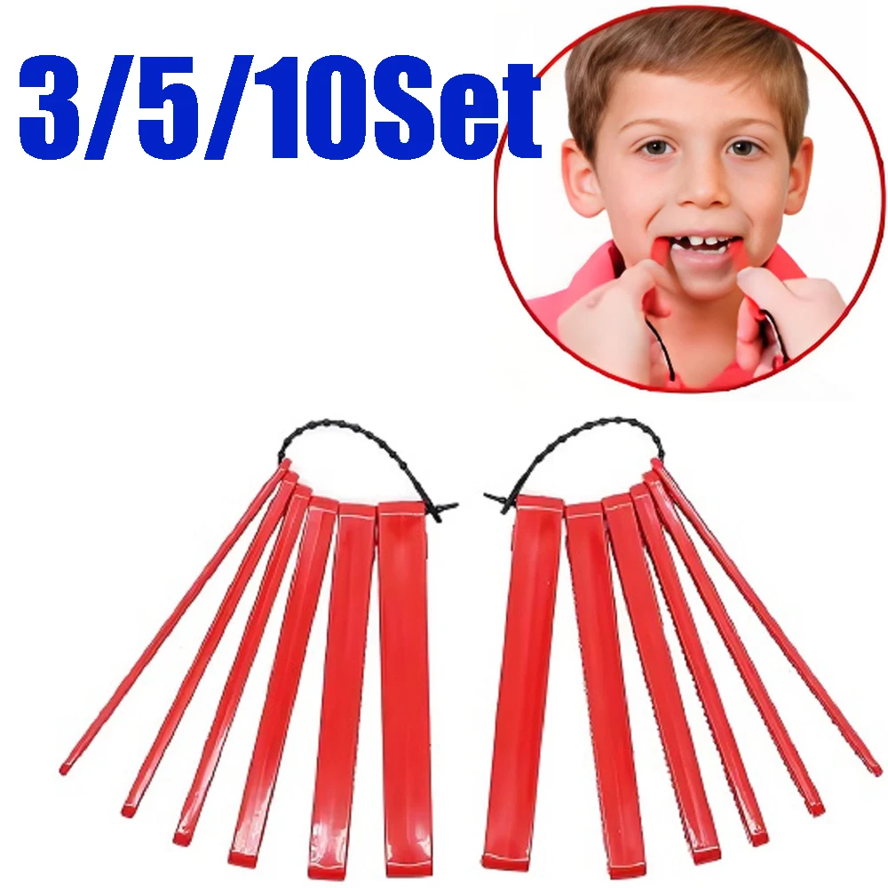 

Professional Jaw Dental Bite Blocks Exerciser Tongue Muscle Trainer Speech Therapy Essential Sensory Speech Training Tool