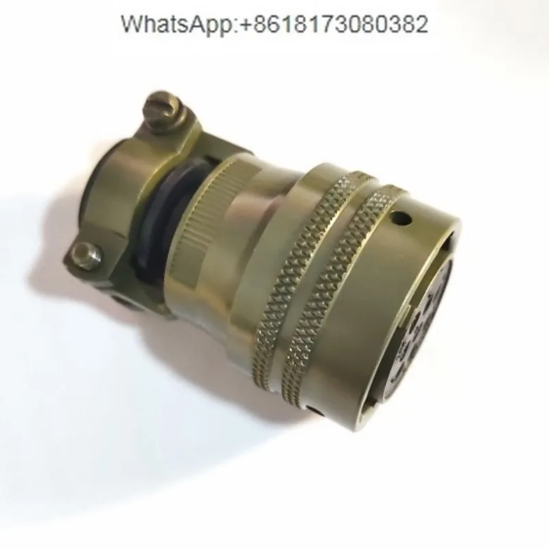 

Heavy-Duty 8-Pin Aviation Plug 16-8S Bay-o-net Quick-Connect Industrial Connector for Ship and Communication Equipment