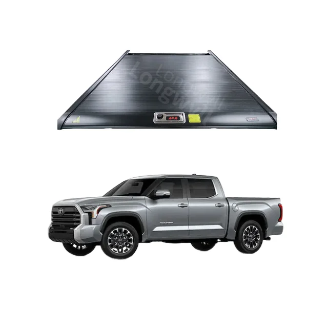 

Aluminum Roll N Lock Retractable Lid for Toyota Tundra Heavy-Duty Roller Cover Anti-Rust High-Quality