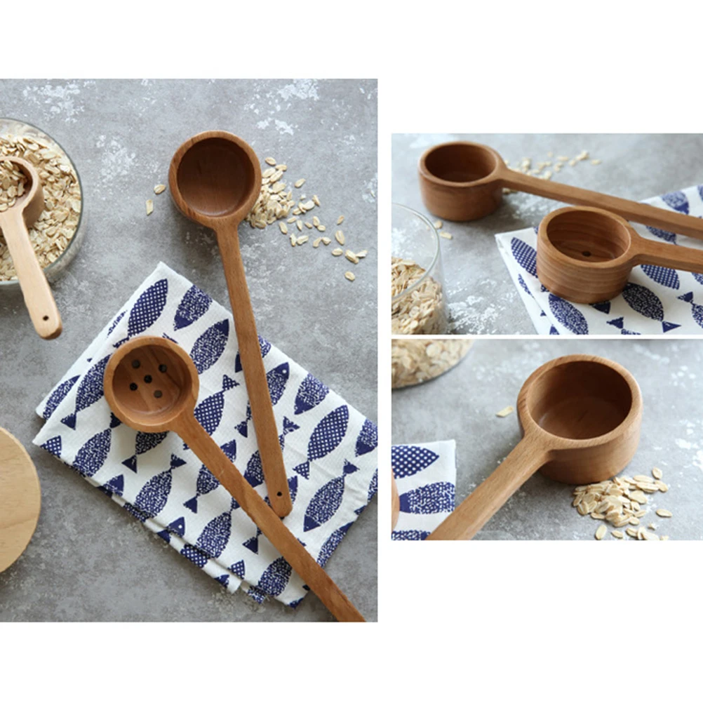 

Long Handle Spoons Water Spoon wood spoon Serving spoon Long Handle Colander