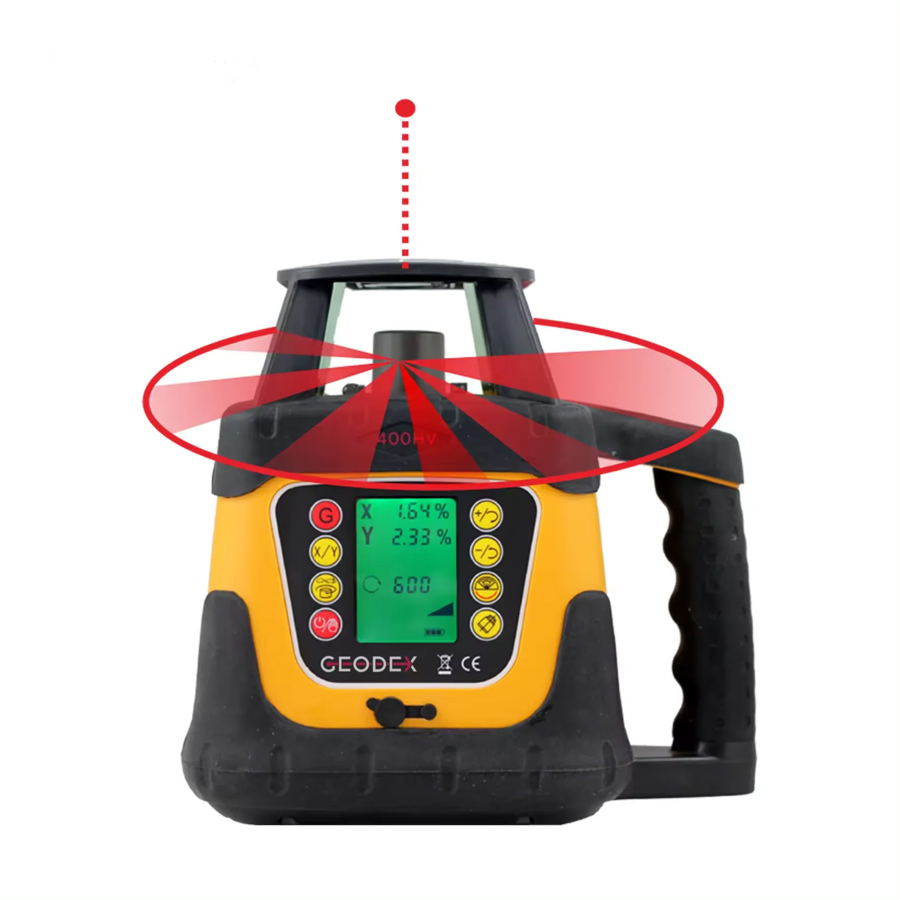 

High Accuracy Rotating Laser Level 400HVG green laser Automatic Leveling 360 Degree Rotary Line Laser Level with LCD Display