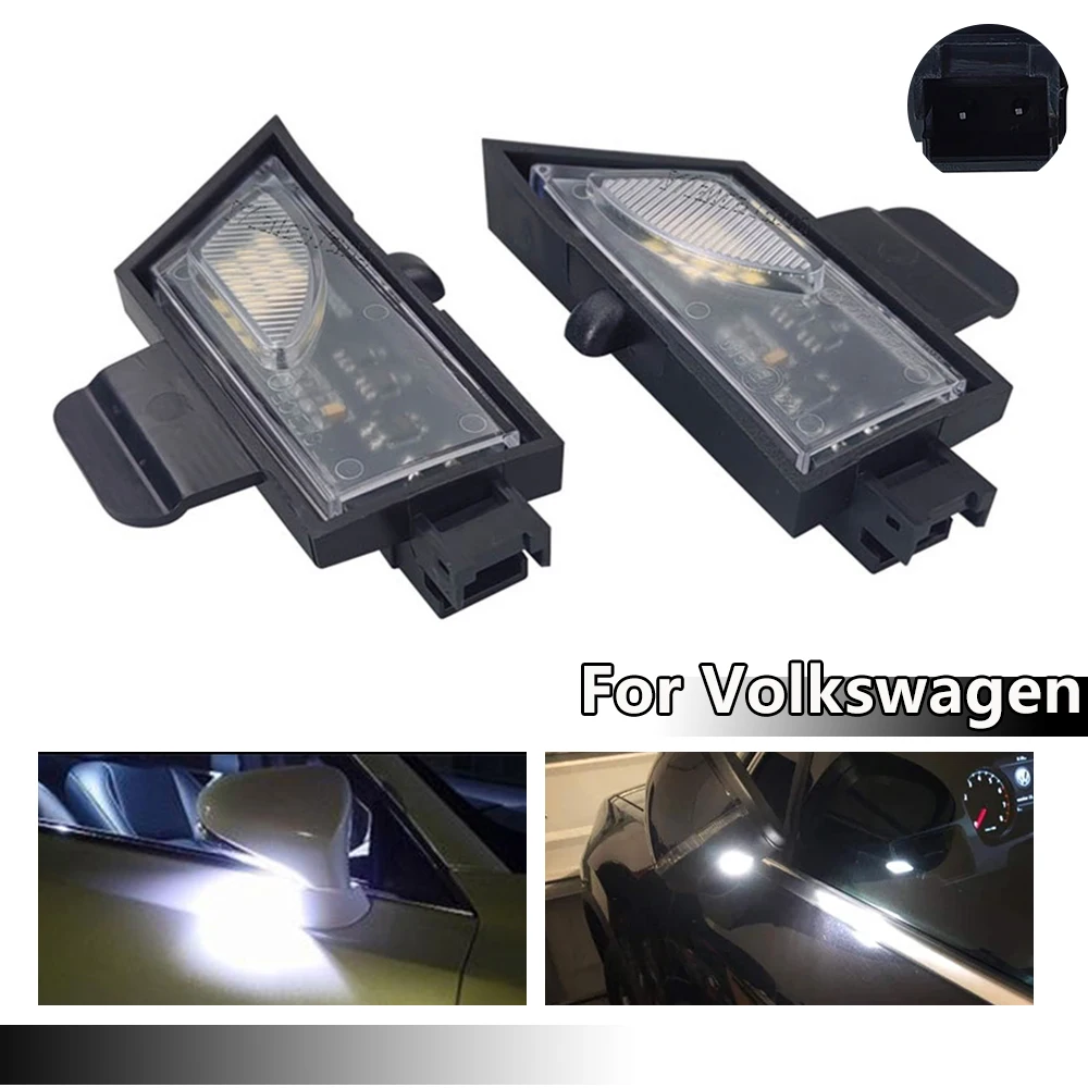 

2 шт., без ошибок, автомобильные боковые лампы под зеркалом, светодиодный светильник для VW Golf 7 VII, вариант GTI Sportsvan Touran MK2, все трековые лампы Canbus